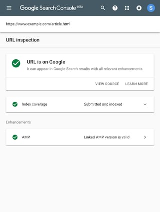 google-console-inspect-url-tool